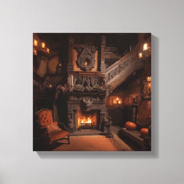 Horisonterade vågor canvastryck (Framsida)