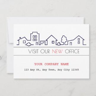 Horisontlinje Linjekonst Affärs Flyttningsmeddelan Meddelande