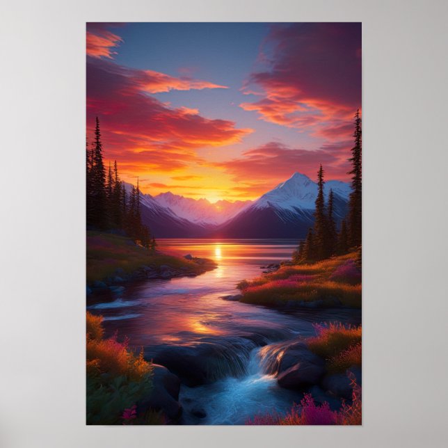 Horisont's Embrace, River's Journey Poster (Framsidan)