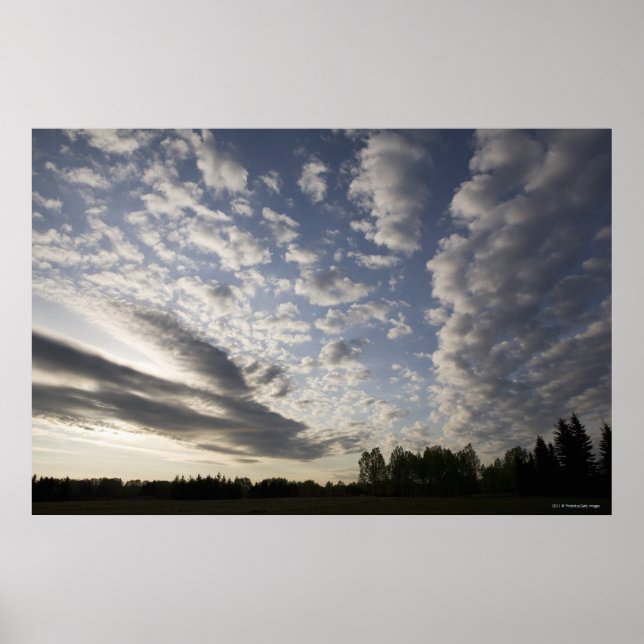 Horizon Himlar View med moln Poster (Framsidan)