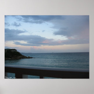Horizon på St. Thomas Poster
