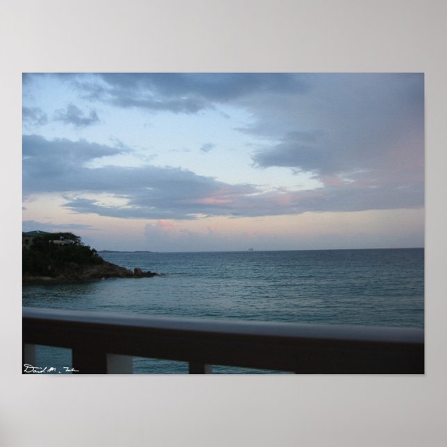 Horizon på St. Thomas Poster (Framsidan)