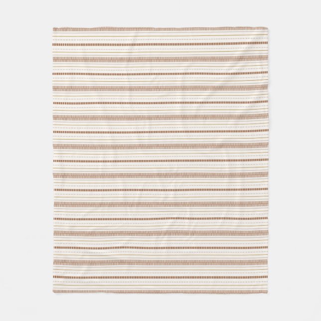Horizon Rand Warm Earthy Fleecefilt (Framsidan)