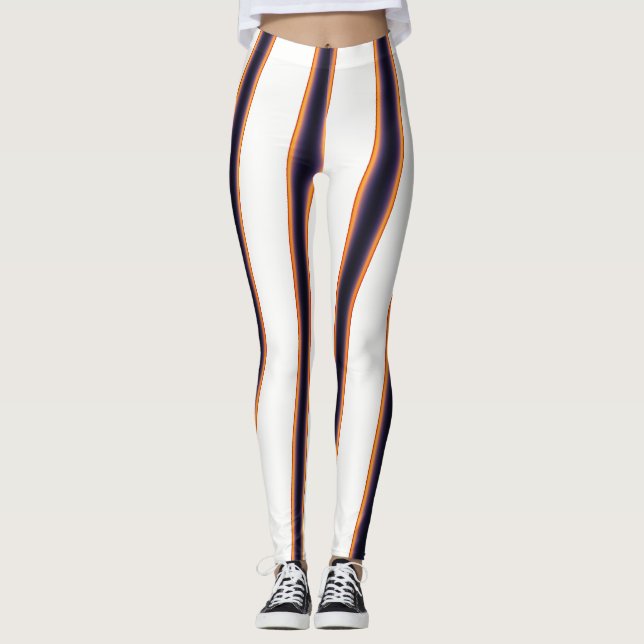 Horizon Sunset, Mönster Leggings (Framsida)