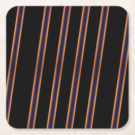 Horizon Sunset, Mönster Underlägg Papper Kvadrat