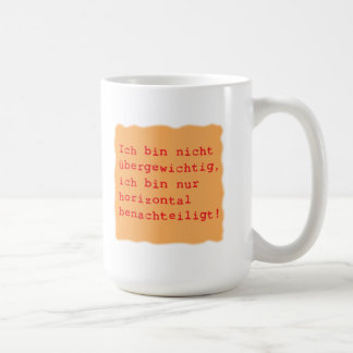 horizontal benachteiligt kaffemugg