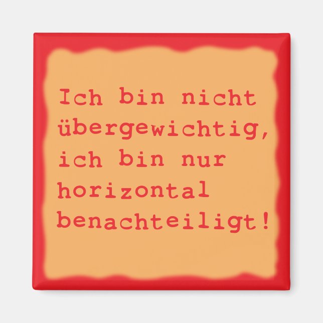 horizontal benachteiligt magnet (Framsidan)