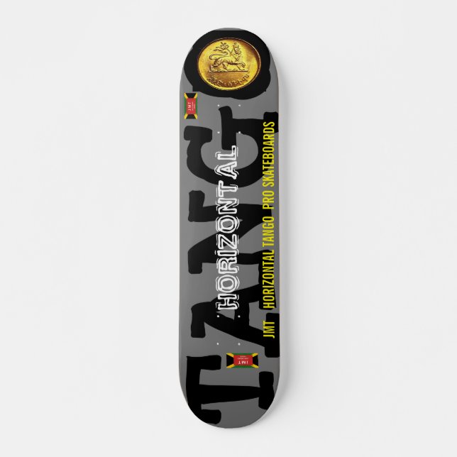 HORIZONTAL TANGO  7 3/4" Skateboarddäck Mini Skateboard Bräda 18,5 Cm (Framsida)