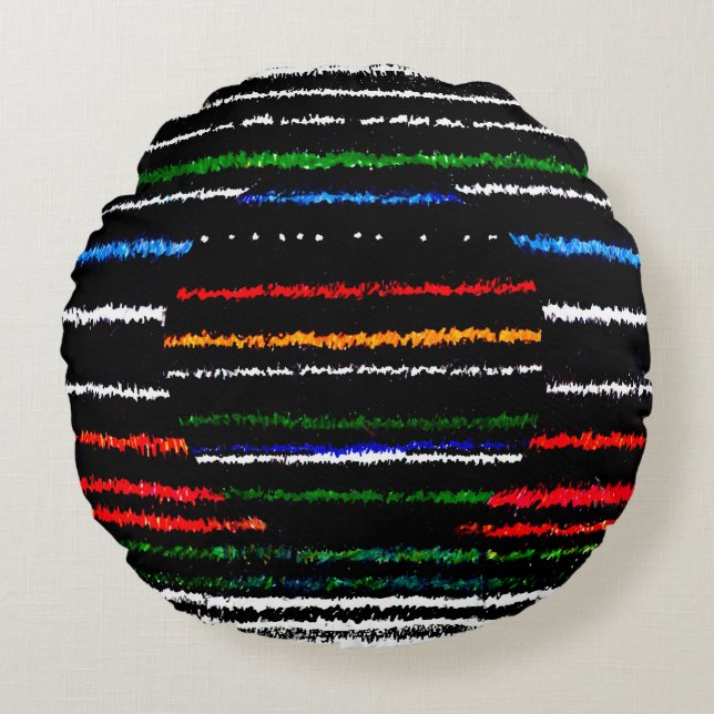 Horizontalis 4 rund kudde (Framsidan)