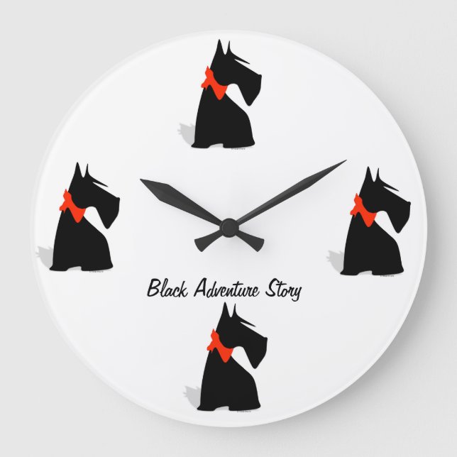 horloge black stor klocka (Framsida)