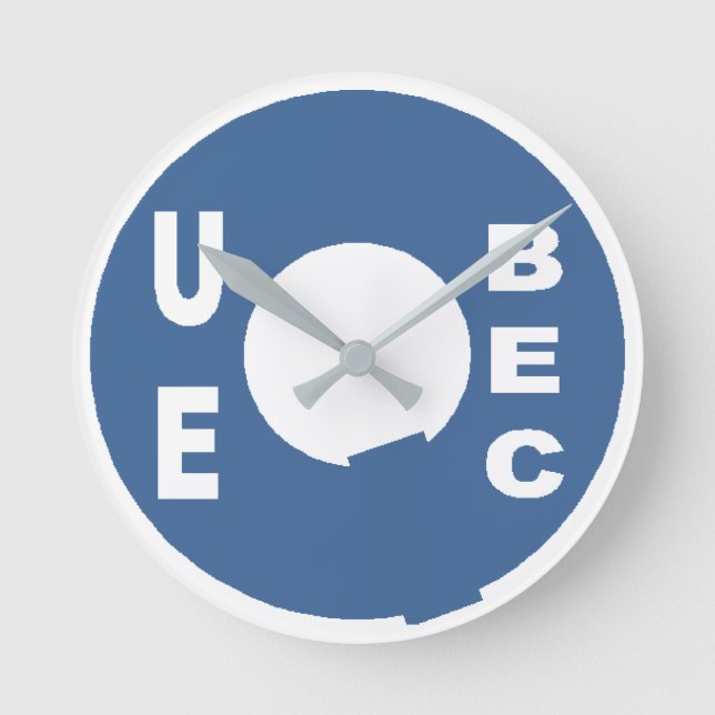 Horloge en Acrylique ronde medium DESIGN QUEBEC Rund Klocka (Framsida)