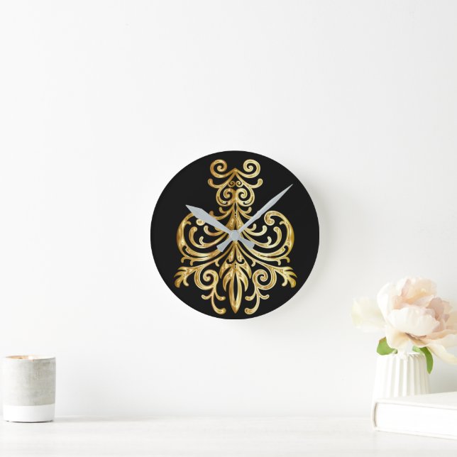Horloge en Acrylique Round Clock Rund Klocka (Hem)