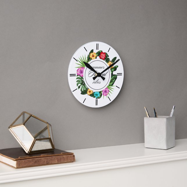 Horloge en Acrylique Rund Klocka (Kontor)