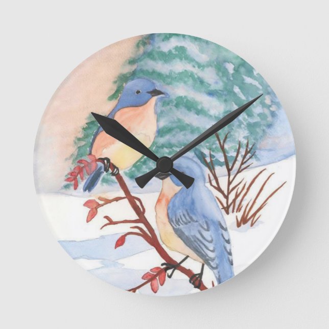 Horloge en Acrylique Rund Klocka (Framsida)