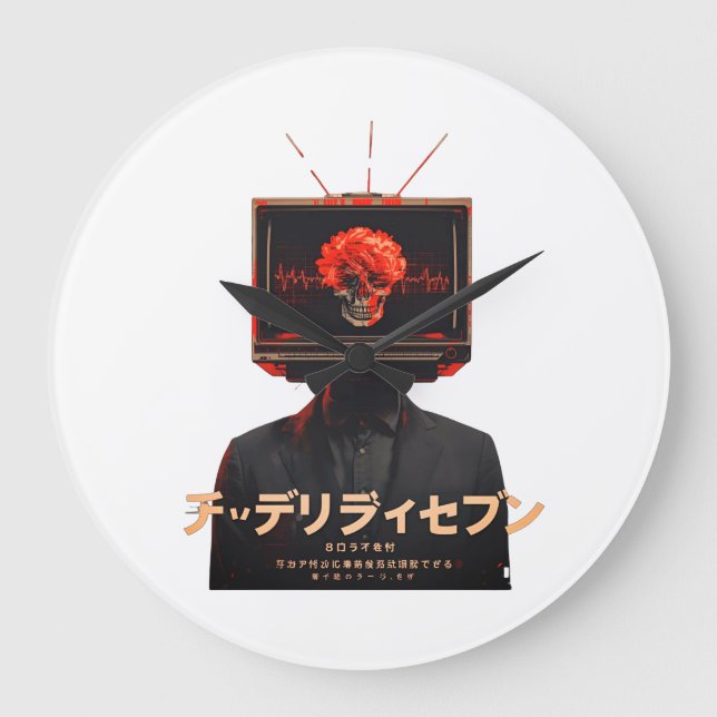 Horloge en Acrylique Stor Klocka (Framsida)