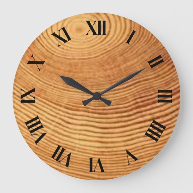 Horloge en Acrylique style bois Stor Klocka (Framsida)