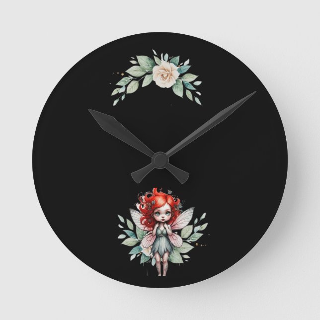horloge fée rund klocka (Framsida)
