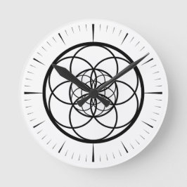 horloge fleur de vie v2 rund klocka