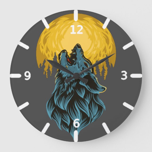 Horloge loup stor klocka (Framsida)