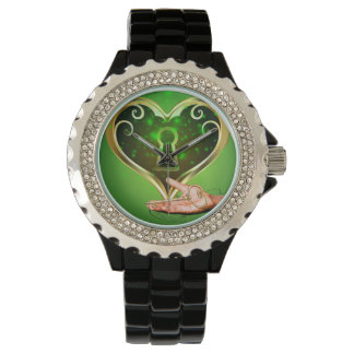 Horloge met hart armbandsur