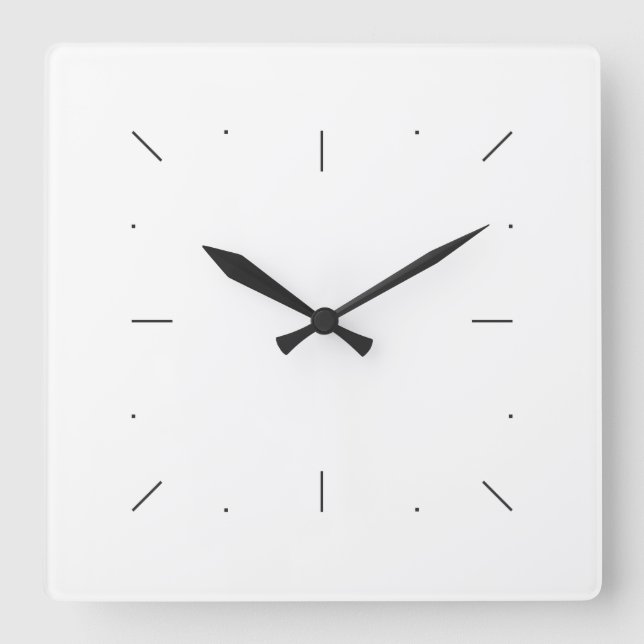 Horloge Moderne Fyrkantig Klocka (Framsida)