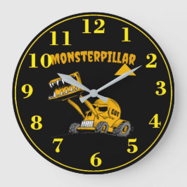 Horloge monsterpillar stor klocka