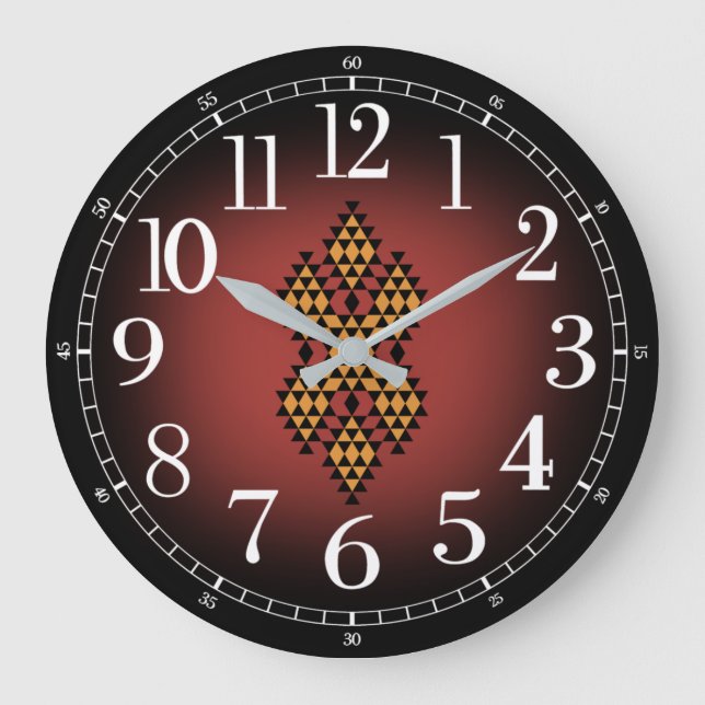 Horloge motifs kabyle stor klocka (Framsida)