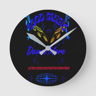 horloge mural, Music Dance Rund Klocka