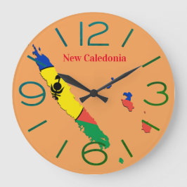 Horloge murale rond New Caledonia Stor Klocka
