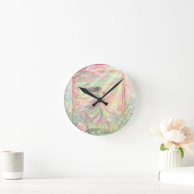 Horloge ronde Sakura Rund Klocka (Hem)