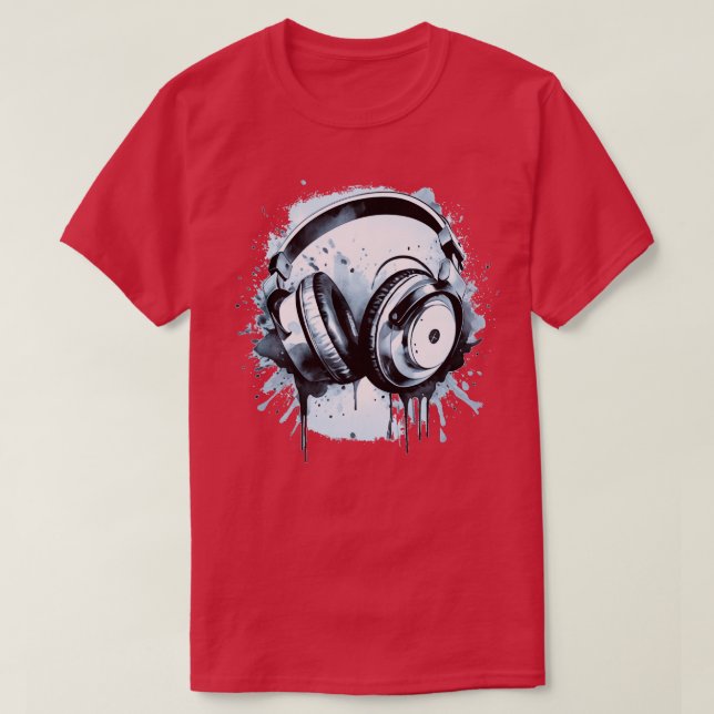 Hörlurar 2 t shirt (Design framsida)