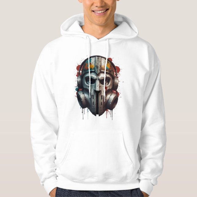 Hörlurar Hoodie (Framsida)