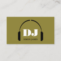 Hörlurar Logo, Proffs-DJ Affärsbricka