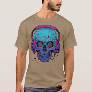 Hörlurar på t shirt