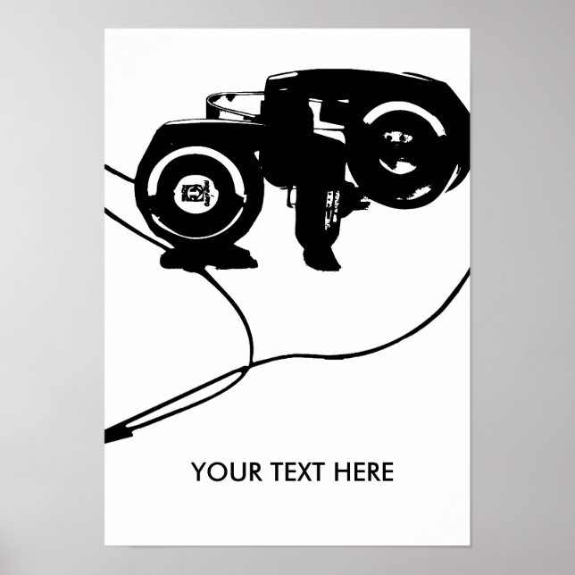 Hörlurar Poster (Framsidan)