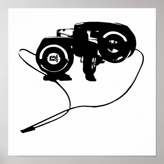 Hörlurar Poster (Framsidan)