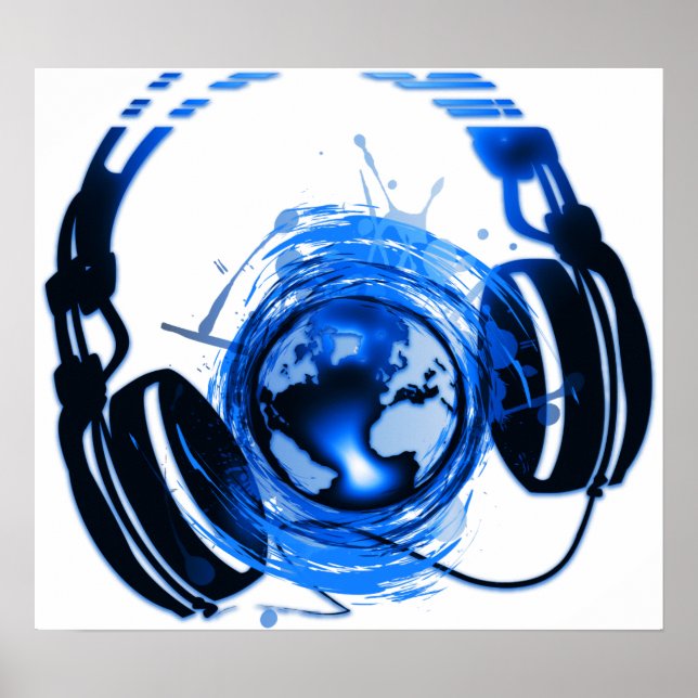 Hörlurar Poster (Framsidan)