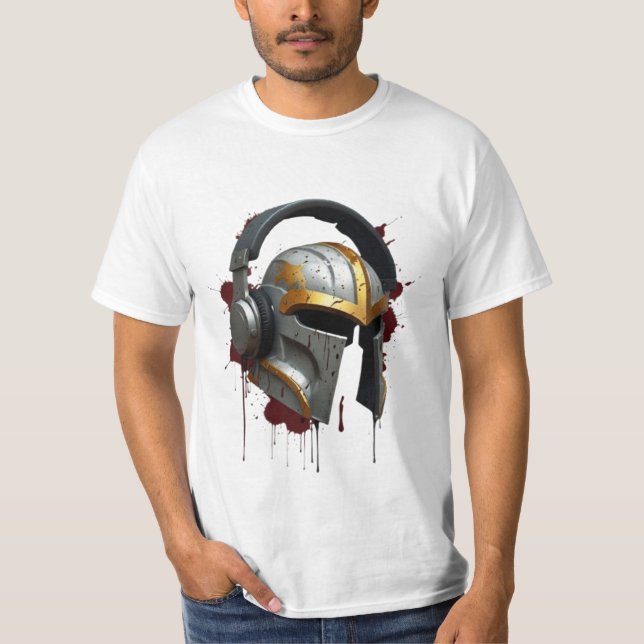 Hörlurar T Shirt (Framsida)