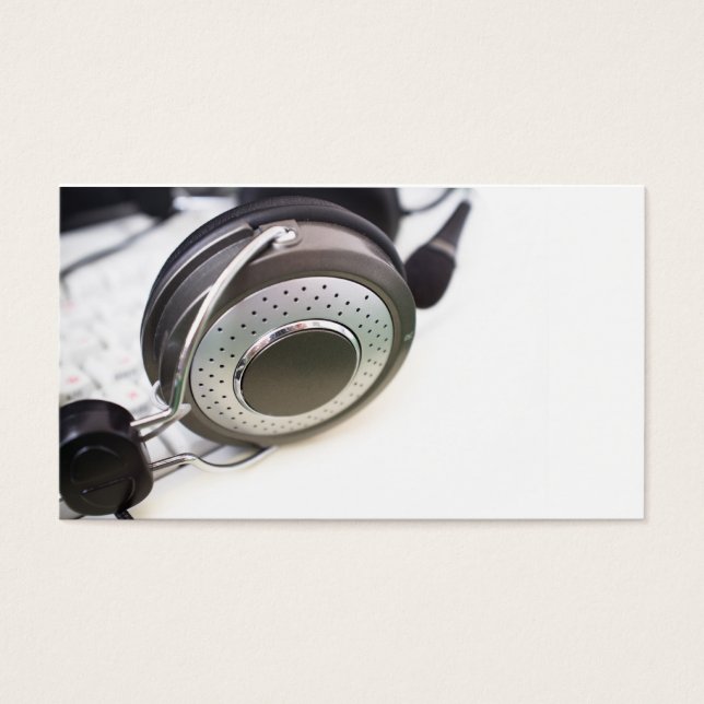 Hörlurar Visitkort (Framsidan)