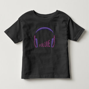 Hörlurar Volym upp T Shirt