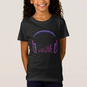 Hörlurar Volym upp T Shirt