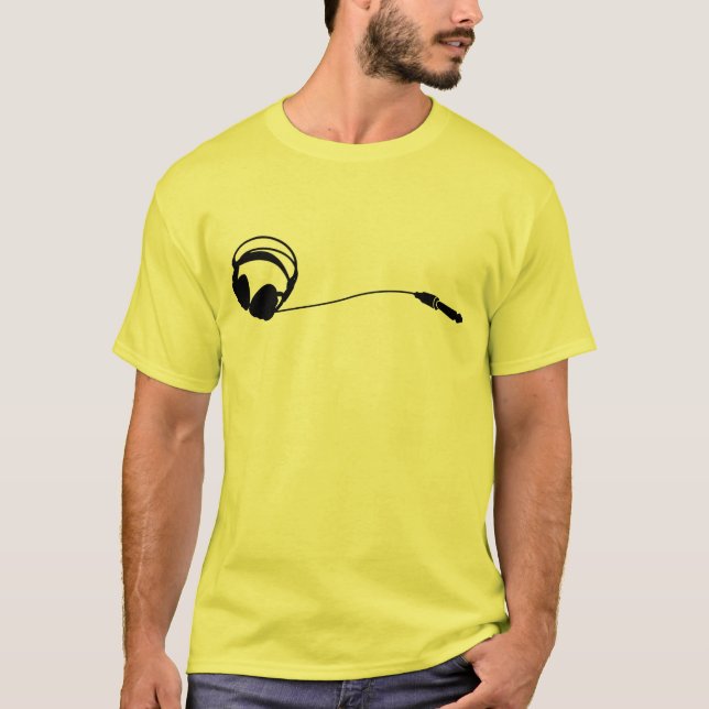 Hörlurarjack Tee Shirt (Framsida)