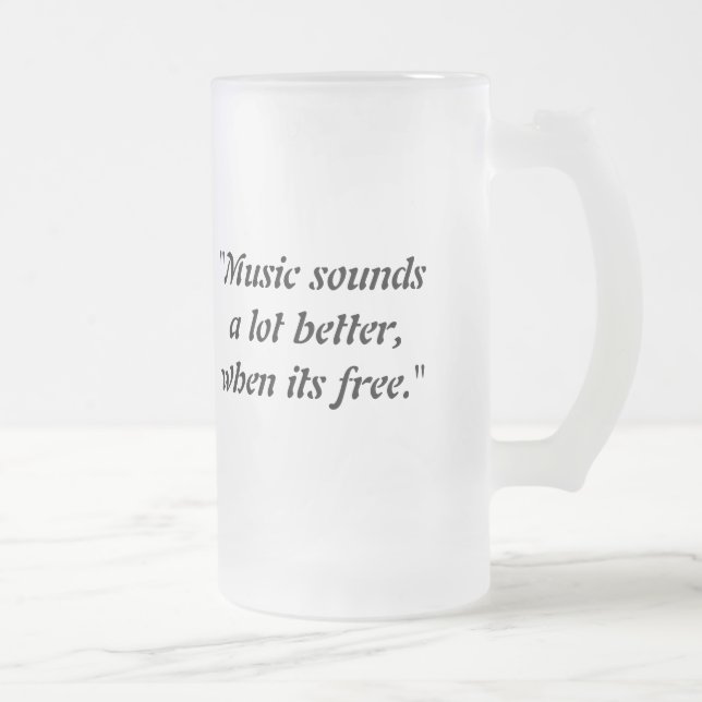 Hörlurarögat lappar bruten linjer för ben… frostat ölglas (Höger)