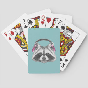 HörlurarRaccoon Casinokort