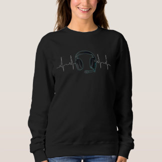 Hörlurs Hjärtbeat  Hörlurs Tjej Hörlurs Musik T Shirt