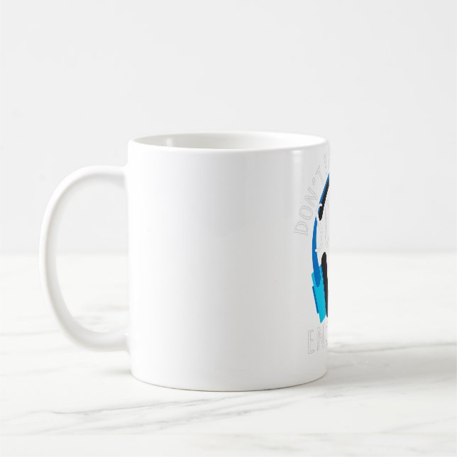 Hörlursutformning Panic Im Ljud Ingenjör Kaffemugg (Vänster)