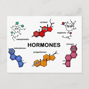 Hormonerna Vykort