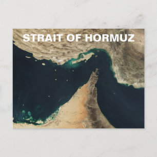 Hormuz Satellite Image Vykort