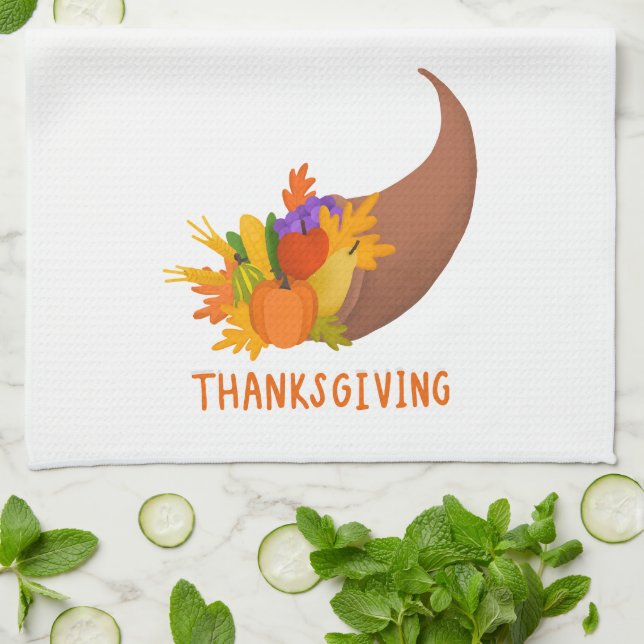 Horn av Plenty Kitchen Towel Kökshandduk (Vikta)