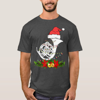 Horn Christmas Pajamas Music Instrument T Shirt